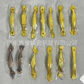 复古款式便宜的铝制拉手轻便做工精致橱柜拉手金色青铜色衣柜拉手