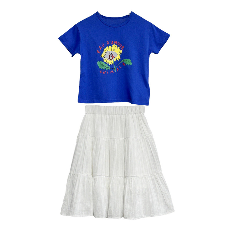 Faldas para niñas, estilo coreano, estilo nuevo de verano 2024, faldas de media longitud para niñas mayores, faldas por encima de la rodilla para niñas, faldas modernas para niñas pequeñas