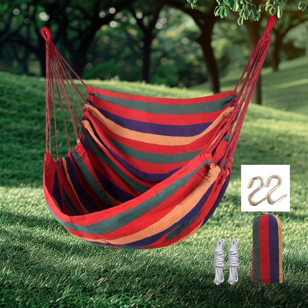 Red stripe+tie rope+hook+storage bag