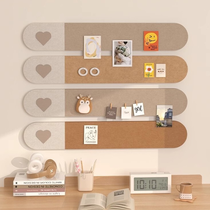 Ins Style Felt Board Wall Stickers Punch-Free Self-Adhesive Photo Wall Work Display Wall Cork Board Message Board Vision Wall Ins Style Felt Board Wall Stickers Punch-Free Self-Adhesive Photo Wall Work Display Wall Cork Board Message Board Vision Wall