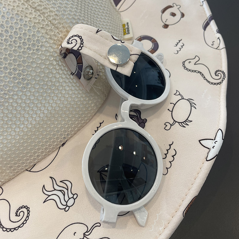 Sombra coreana para niños de verano temporada de sombreros grandes aleros gorro de pescador transpirable de malla para niños gorra casual para bebés