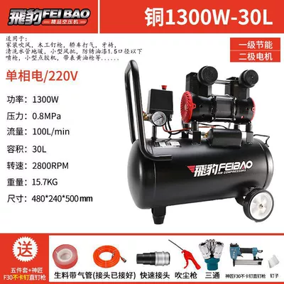Hava kompressorları – Dental - new-copper-1300w-30l-straight-nail-gun