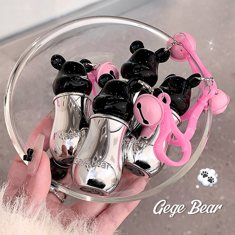 Gego osito dulce oso lindo lápiz labial de terciopelo de niebla color delicado mate de larga duración con maquillaje de brillo de labios transfronterizo