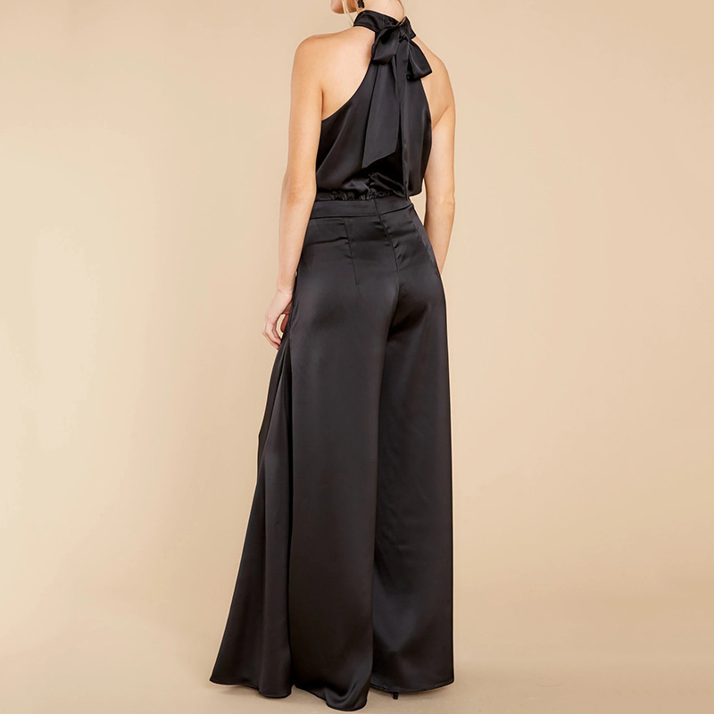 280g Weight Full Length Pants Length Polyester Fabric Type High Waist Waist Line Jumpsuits Pants Type Inelastic Elasticity Bodysuits Tops Type Daily Occasion Loose Fit Type Solid Color Pattern Summer Season Women's Gender Simple Style, Classic Style Style Women's Daily Bodysuits Simple Style Classic Style Solid Color Full Length Jumpsuits 7