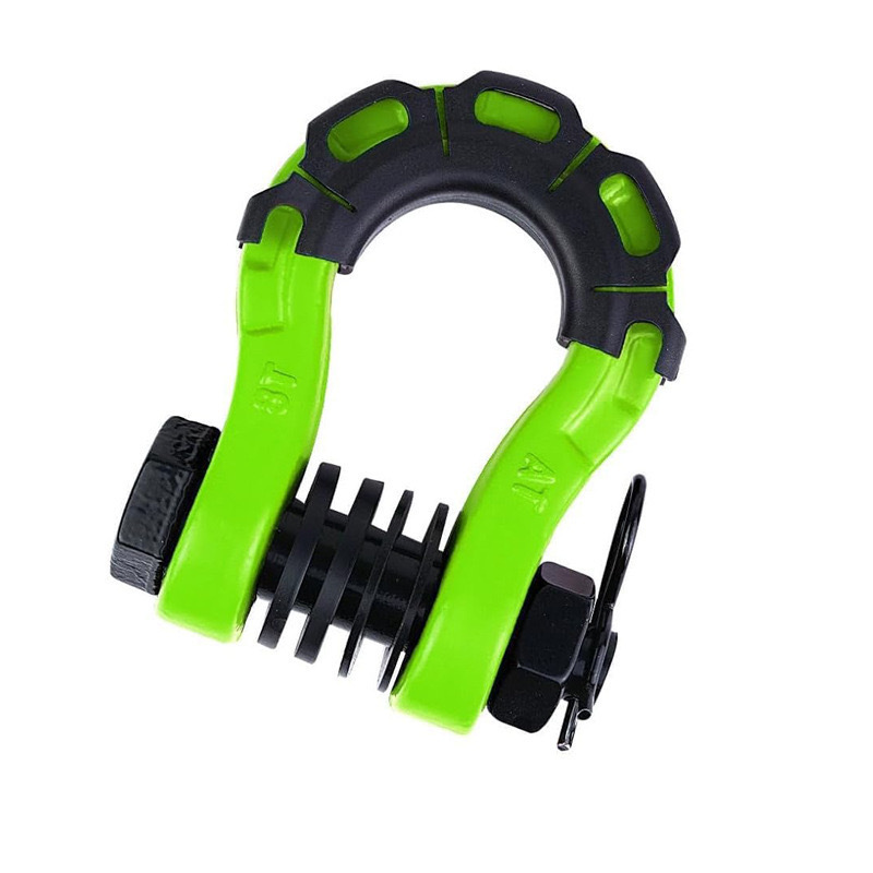 Trailer rope/net/strap — Great Wall Hitch Shackle - green-single-boxed