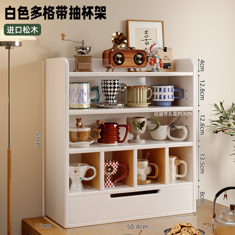 흰색 3단 50cm+서랍