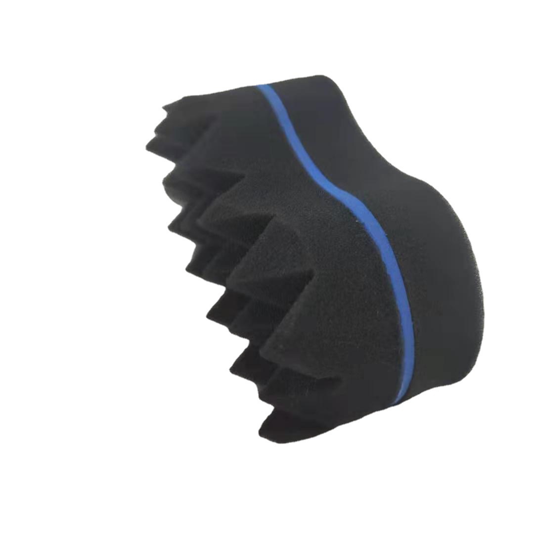 Factory direct pyramid small porous position wave curling iron haircut hair sweeping broken hair on both sides with sponge artifact