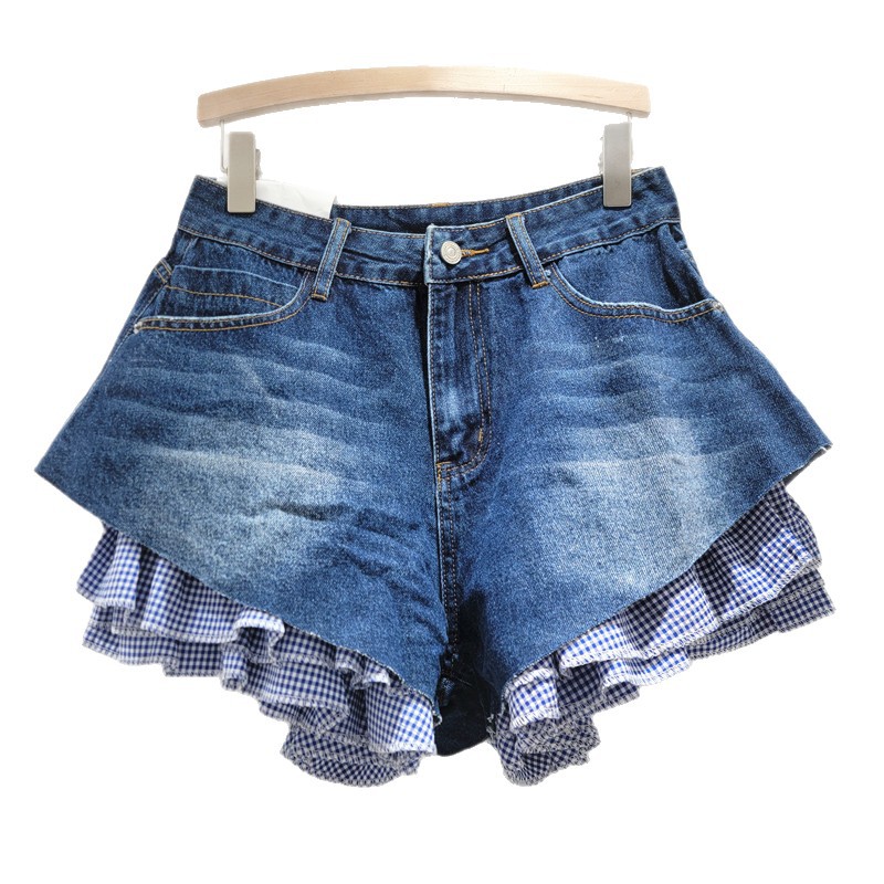 Shorts de Mezclilla Desmontables para Mujer Estilo Lavado
