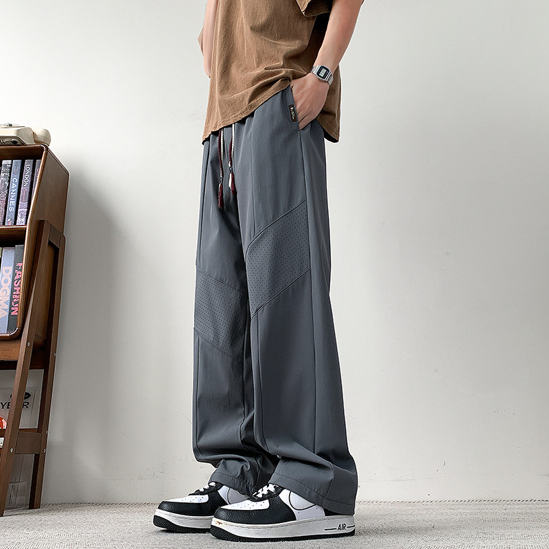 52 Straight Dark Gray [Ice Silk Thin Style]