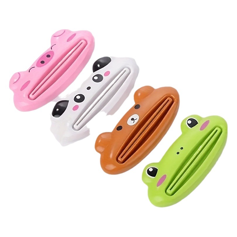Cross-Border Printed Cute Lazy Toothpaste Gadget Manual Toothpaste Squeezer Multi-Purpose Squeezing Tool in Stock from the Manufacturer
