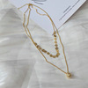 Brand necklace, fashionable chain for key bag  hip-hop style, simple and elegant design, internet celebrity