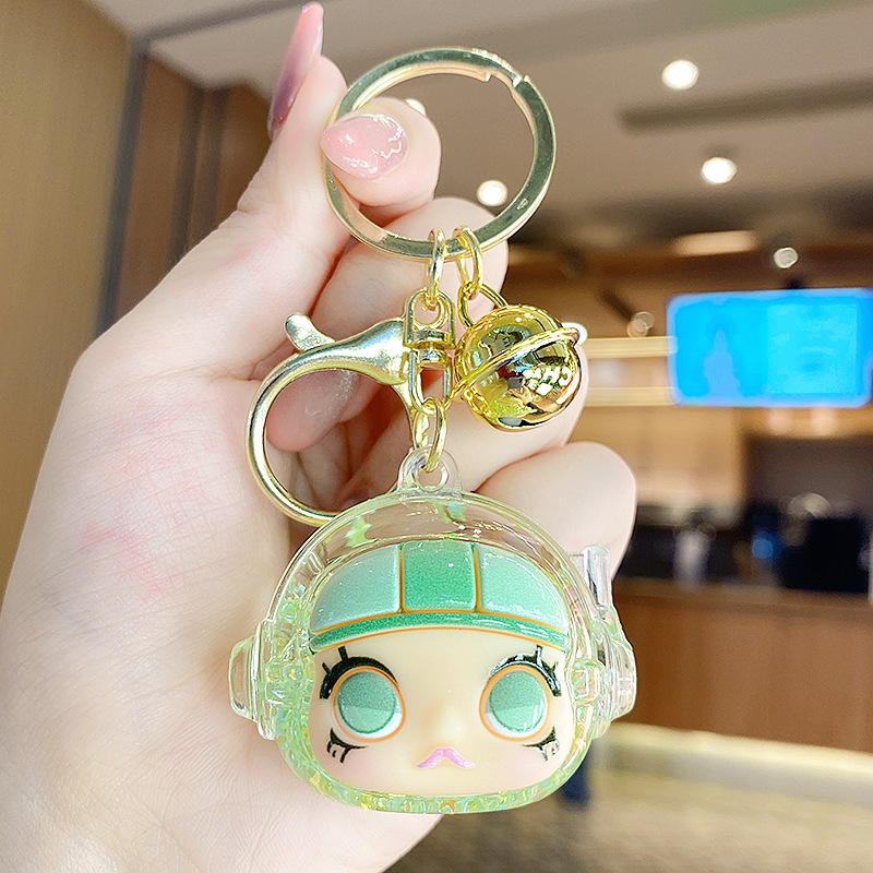 우주인 키링 - 그린