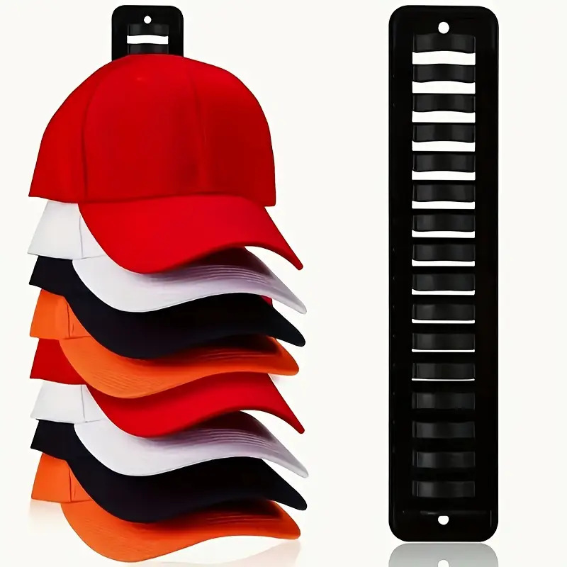 Hat organzer壁掛け式野球帽収納棚強力接着剤は16pcs帽子クロスボーダーを収容できる|undefined