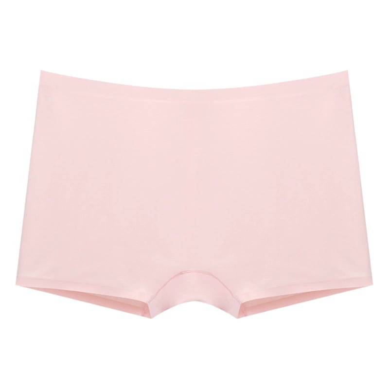 Бесшовные леггинсы из ледяного шелка, женские защитные брюки с защитой от сумерек, летние тонкие узкие боксеры без подола, шорты-боксеры со средней и высокой талией