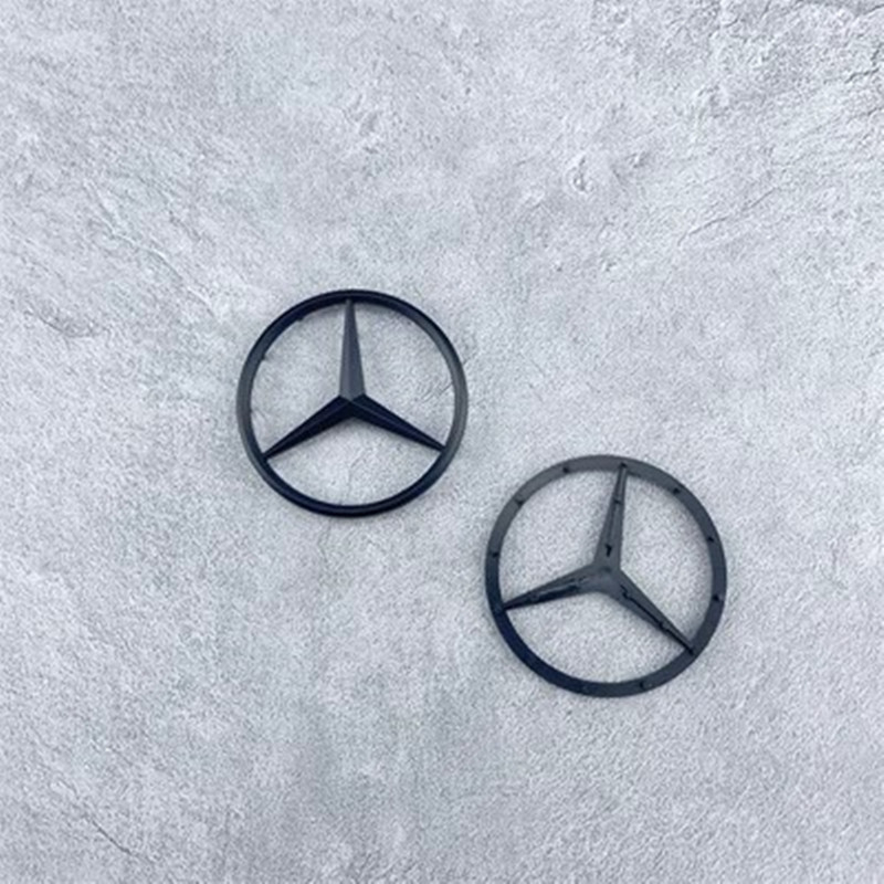 メルセデスベンツステアリングホイールロゴAクラスBクラスCクラスE300L CLA260 ML350 GLK300三叉ロゴに適しています。|undefined