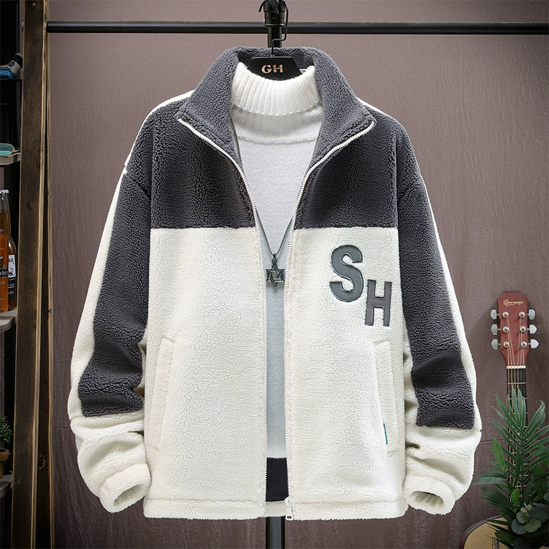Легенда одежды 2022 осень-зима стоячий воротник плюс бархатный толстый грануловый бархат маленькие части контроль цены 129
