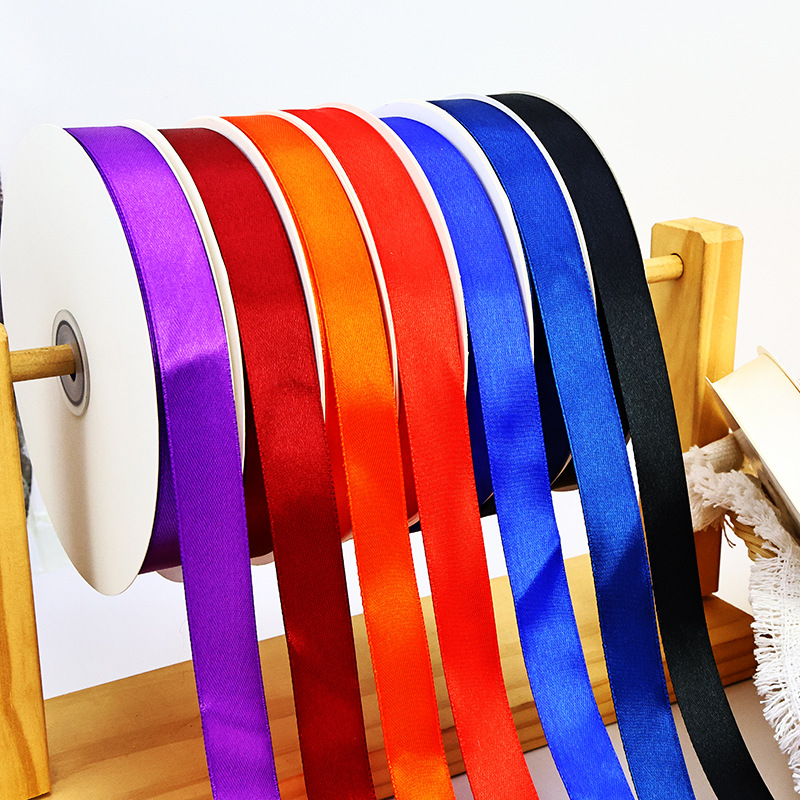  Cinta de raso 2 cm, rollo para decoración, envoltura de regalos, repostería y bodas