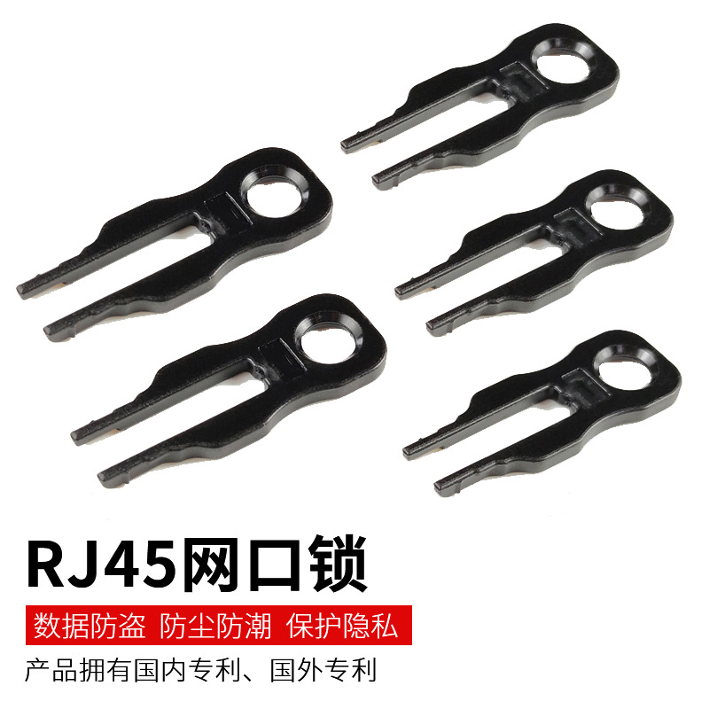 RJ45 잠금 키 블랙