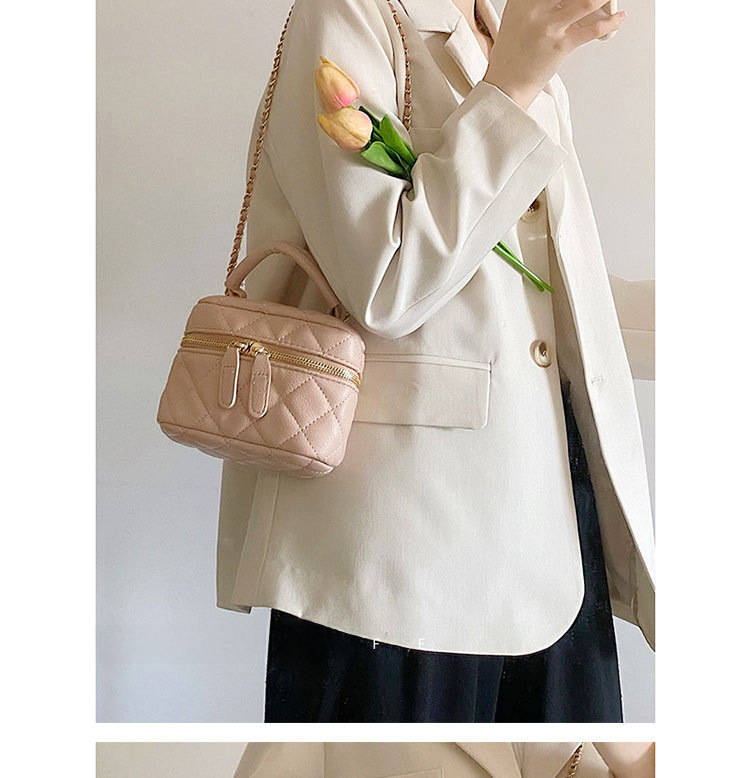 2022 Spring and Summer New Handheld Mini Bag Rhombic  Style Chain Bag All-match Shoulder Crossbody Lipstick Small Bag_voghion.com