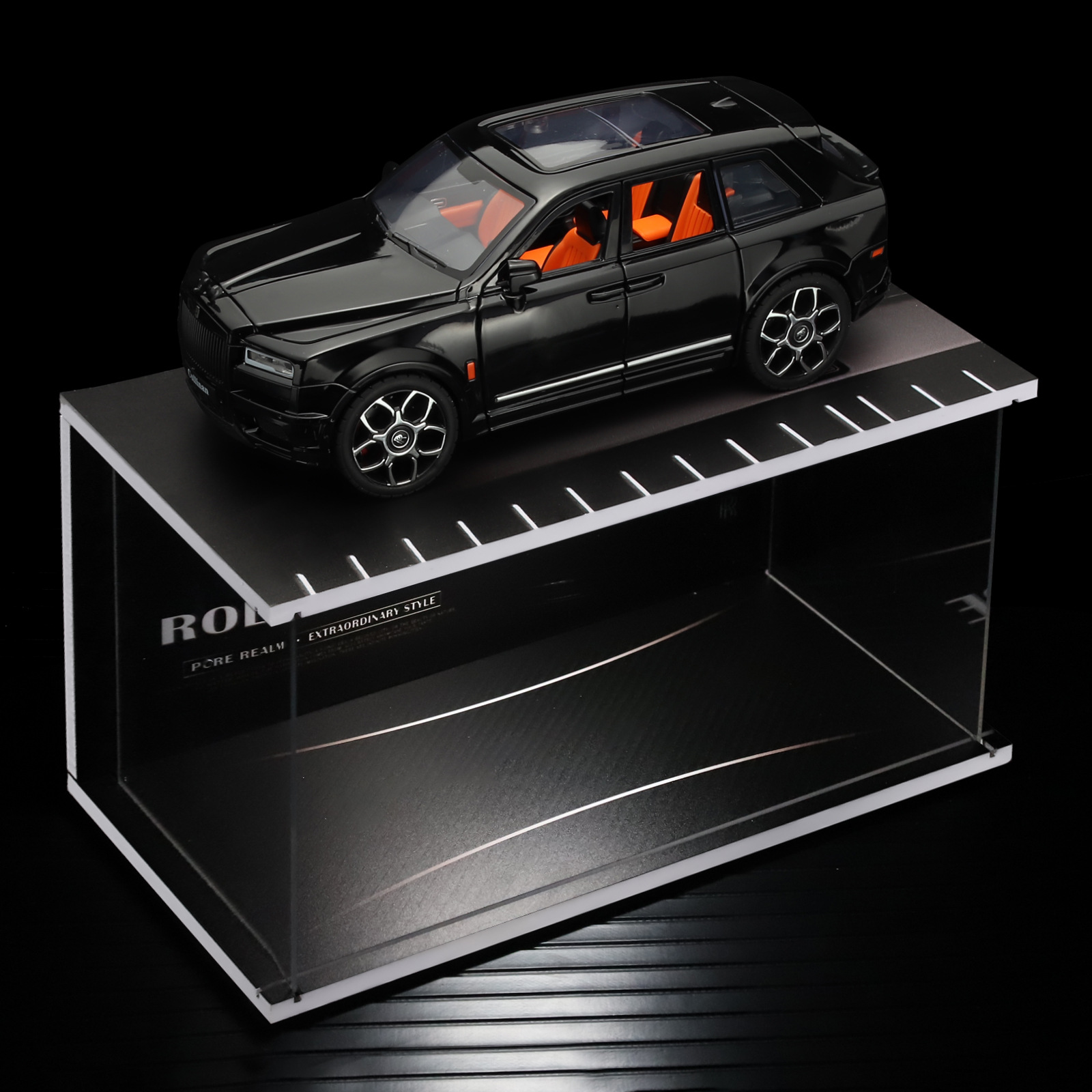 1 / 24 modelo de automóvil deportivo de aleación de simulación con estacionamiento hermoso decoración de la sala de estar regalo de novio recomendado