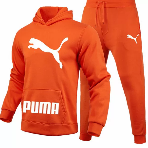 Autumn and winter European and American sports printed sweatshirt two-piece set, men's sweatpants casual suit, hoodie set