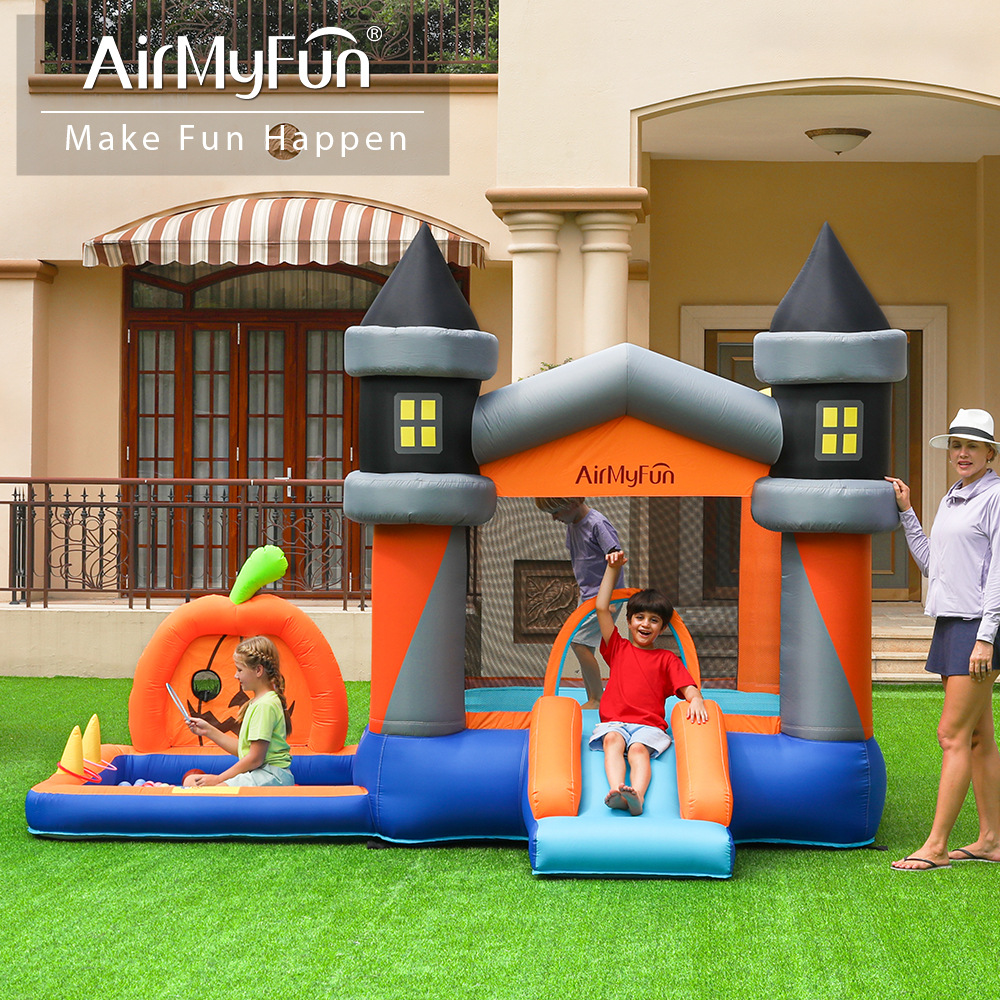 AMF | Inicio castillo inflable Casa de Halloween castillo inflable niños Fiesta Castillo inflable niños