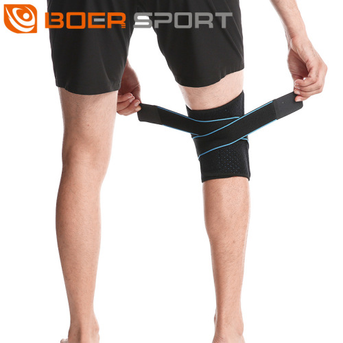 Bol Sports Knee Pads Running Basketball Mountaineering Cycling Silicone Spring Support Straps Pressurized Fitness Knee Pads