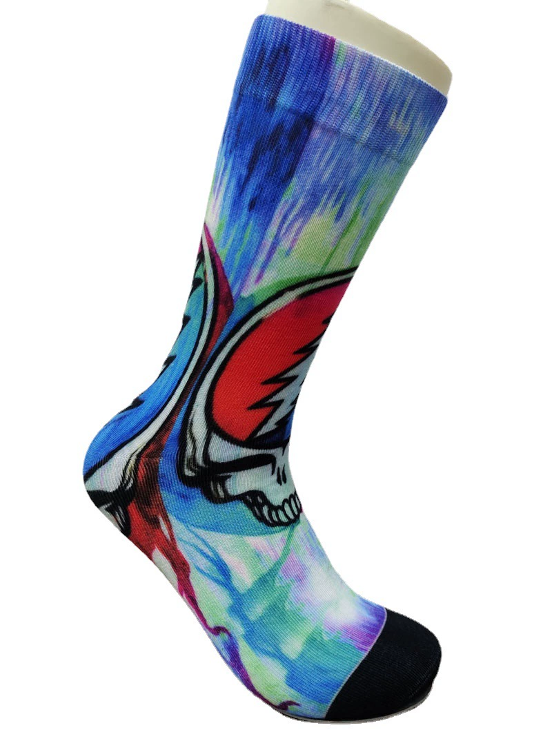 Напечатанный мультфильм анимации моды носков 3Д изготовленный на заказ покрасил таможню цвета игры