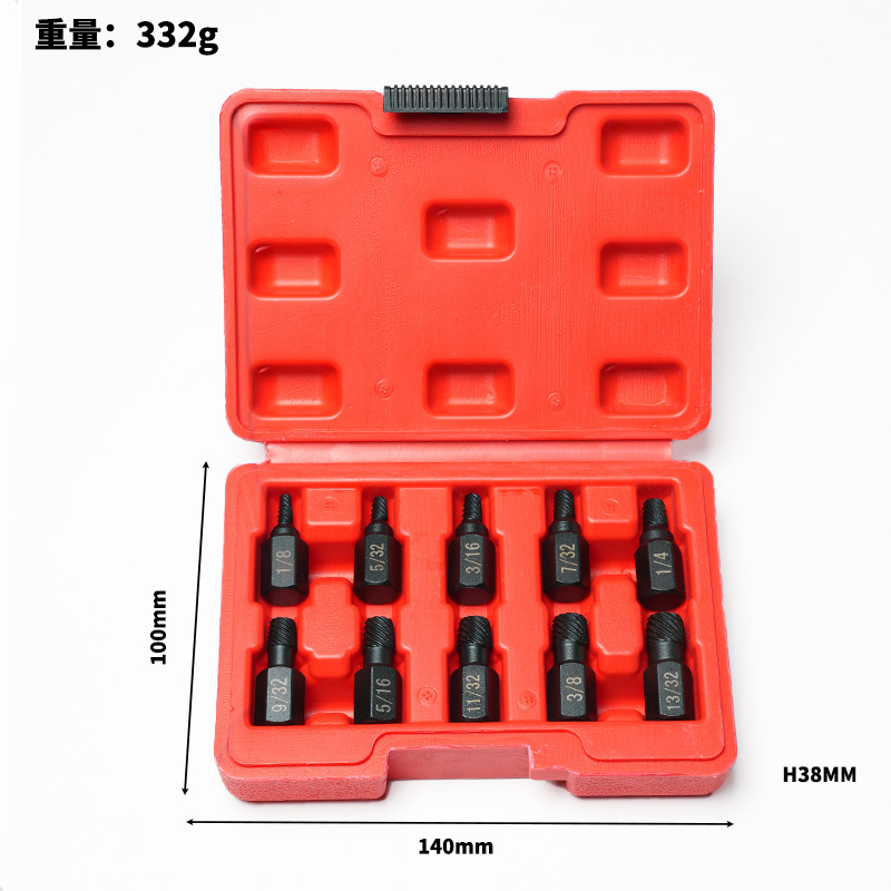 10点セットネジナット取り出し器破损ネジ取り出し器切れネジ内六角ボルト取り外しツール|undefined