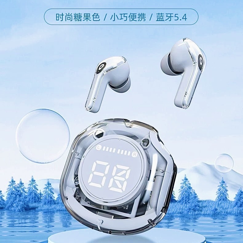 新型透明第二世代air39 Bluetoothイヤホン スポーツノイズキャンセリング 華強北越境卸売イヤホン|undefined