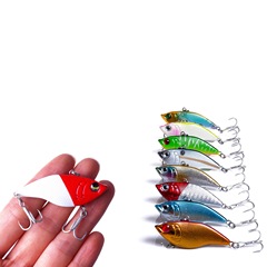 Lure VIB wholesale 15g long-range casting with bell bearing micro creature plastic fake lure slow sinking fishing bait vi033
