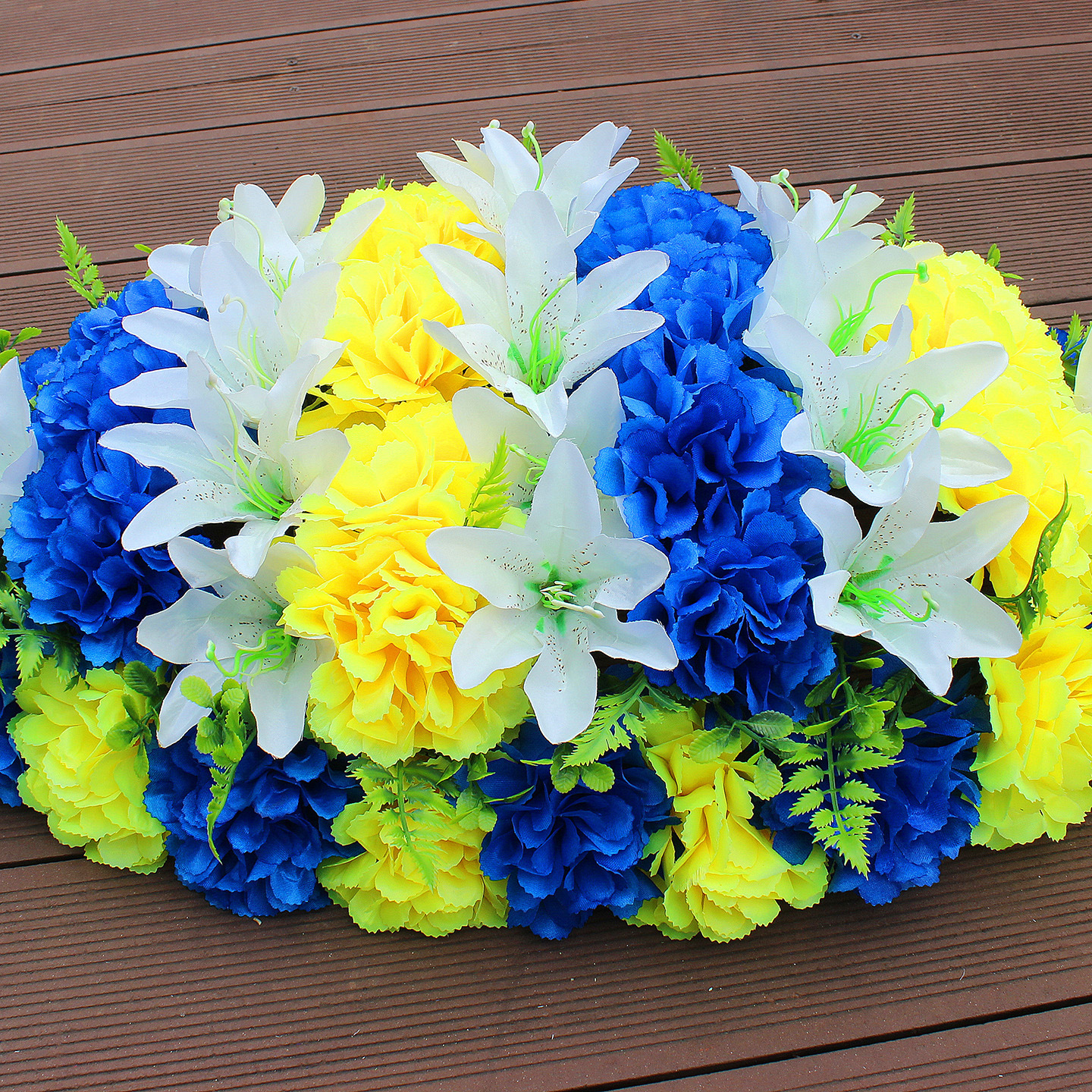 White Sayuri+Yellow Set Blue