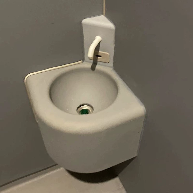 Угловой умывальник Maijun, силиконовый мягкий мешок для защиты от столкновений, умывальник, умывальник для комнаты, настенный треугольный умывальник, умывальник