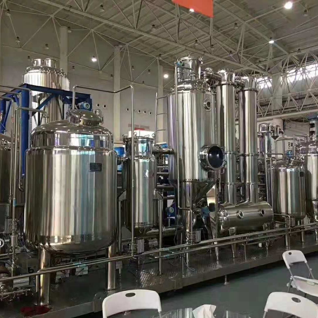 厂家批发浓缩提取整套设备装置 5吨双效浓缩器 双效外循环浓缩器