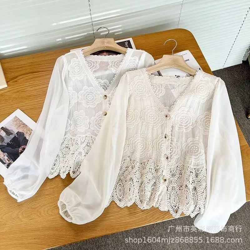 Cute lace spring cardigan
