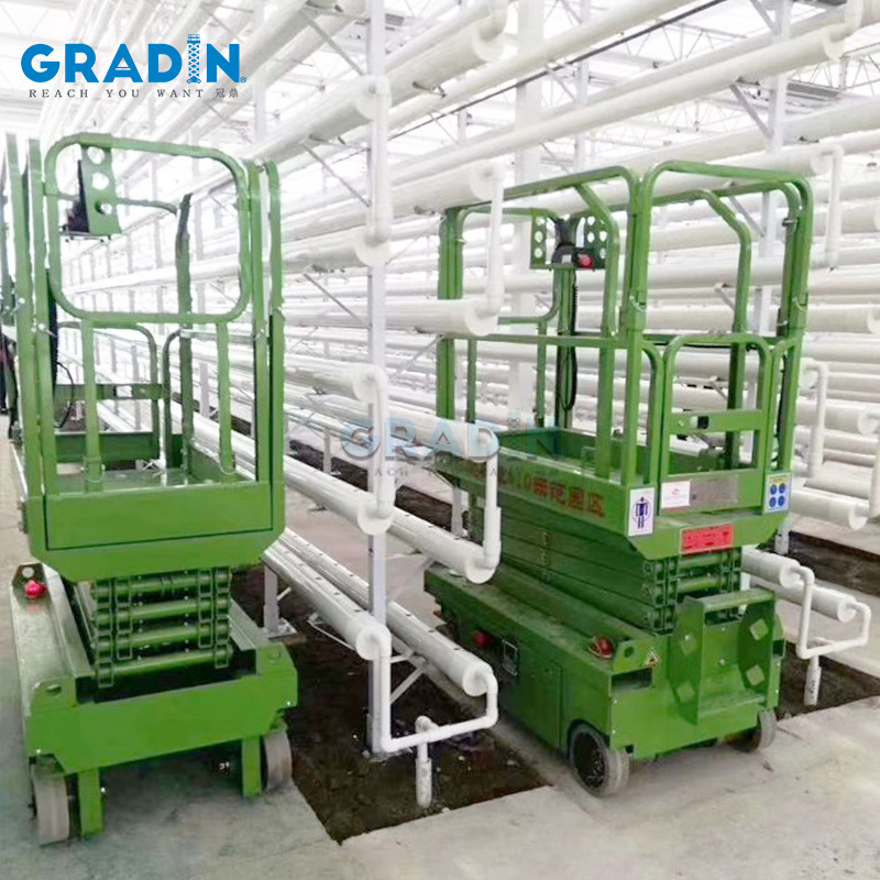 大棚蔬菜采摘摘菜机 自行轨道式黄瓜西红柿果园采摘修剪升降机