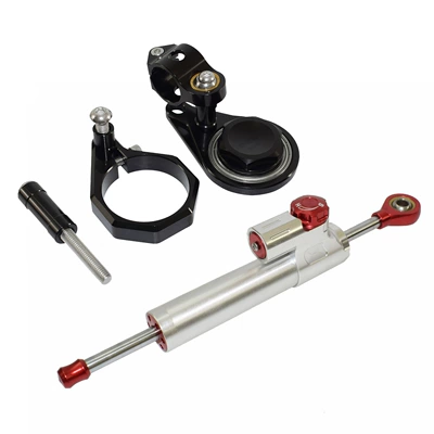 K7 modified titanium ruler | Motorcycle frame - silver-red