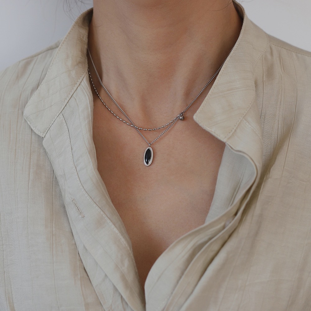 Linglang Vintage Pendant Necklace 18K Gold Plated Layered Necklaces Gold Chain Gold Jewelry Gift for Women