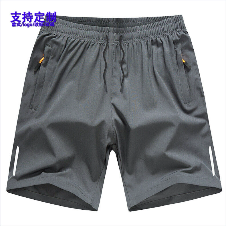 Мужские шорты 2025, тонкие, пятикарманные, больших размеров, средней длины, повседневные, на молнии, прямые, свободные, спортивные шорты для мужчин