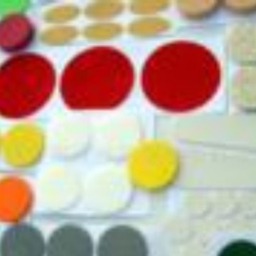 厂家批发eva防滑垫背胶脚垫EVA不干胶EVA圆形脚垫瓷器防滑垫