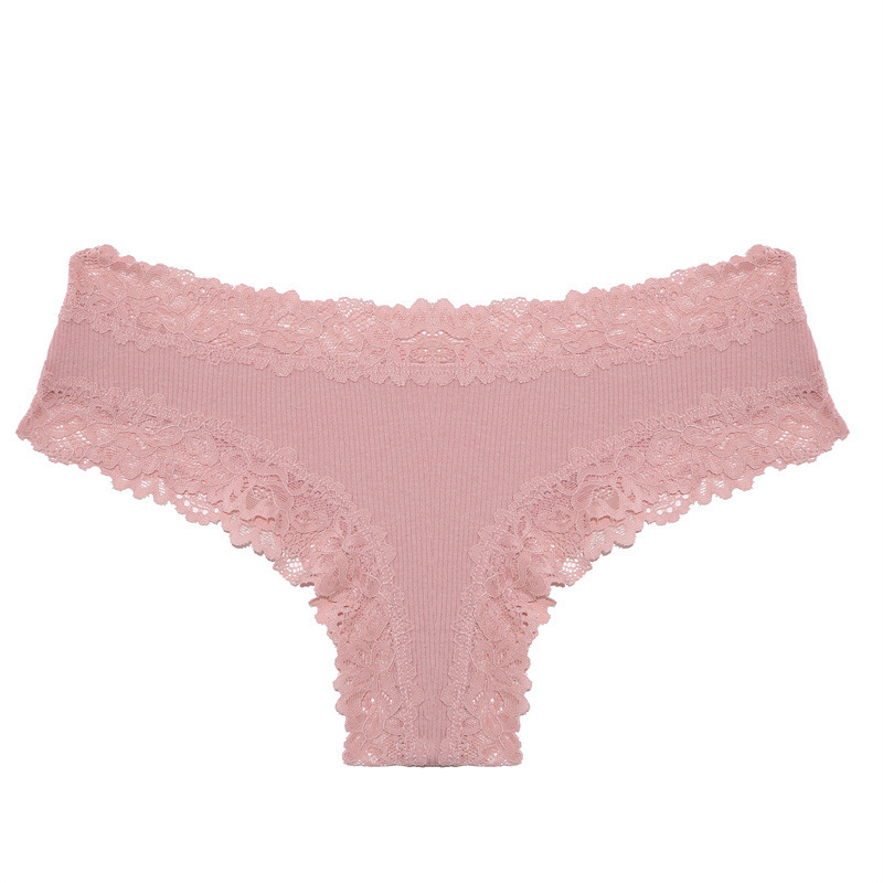 5 ピース/セット女性レースシームレス綿パンティーセクシーなブラジリアン P|undefined