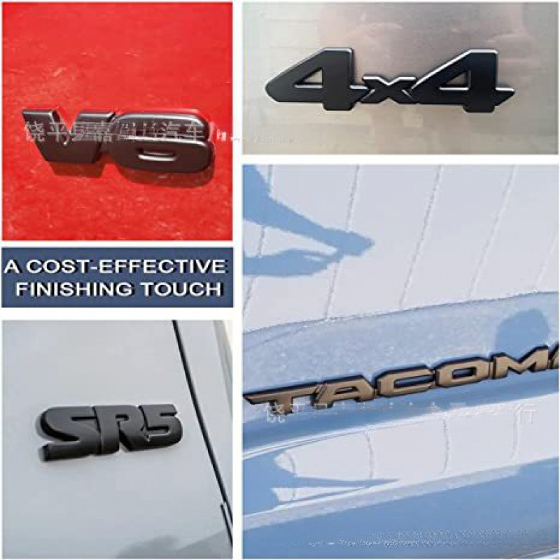 Adecuado para Toyota TACOMA cubierta del logotipo del coche V6 4X4 SR5