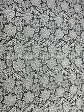 高档牛奶丝水溶蕾丝面料花朵花型电脑绣花女装服装辅料 工厂直销