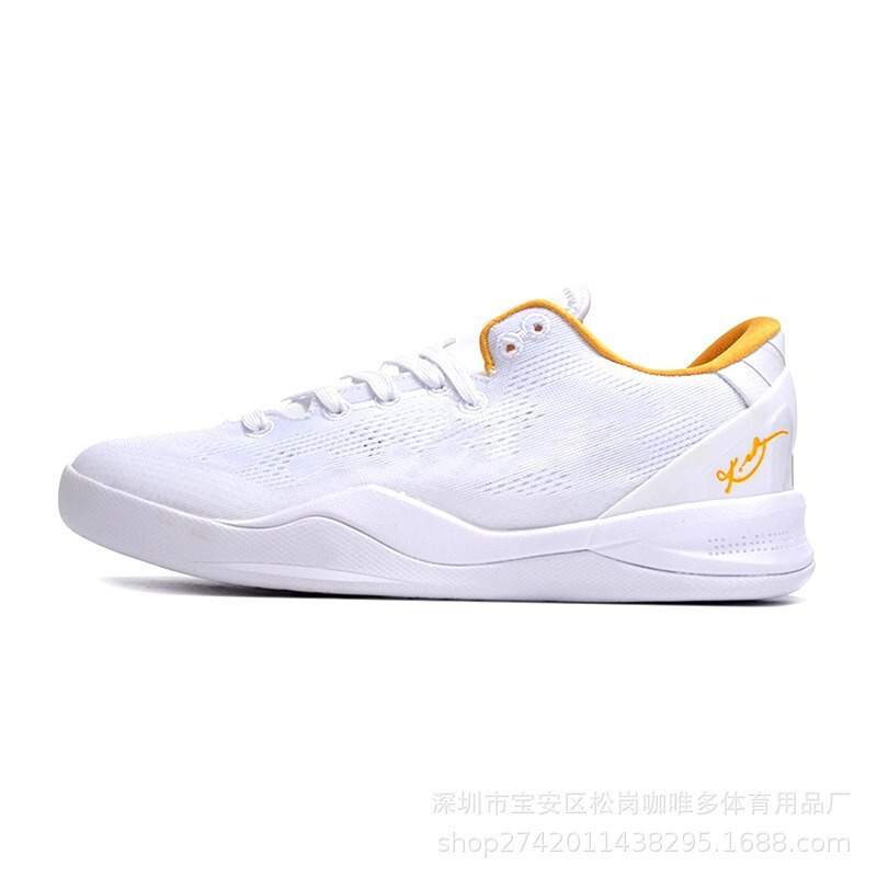 科比8代篮球鞋男KOBE鸳鸯ZK8全明星纯白色透气耐磨防滑气垫球鞋女|undefined