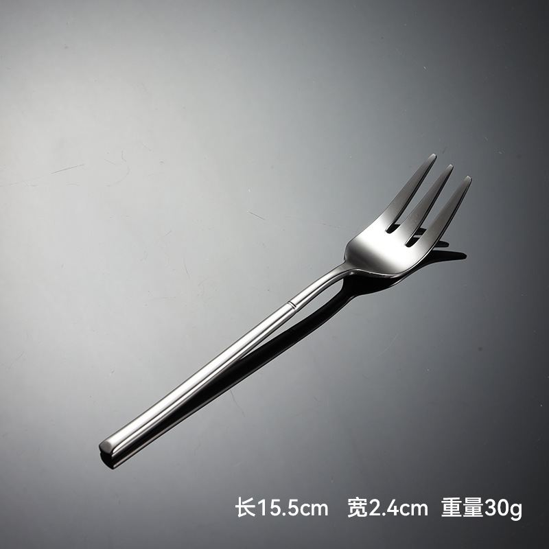 エーン304ステンレスナイフとフォークスプーン西食器多規格騎士鏡面研磨角柄会社プレゼント|undefined