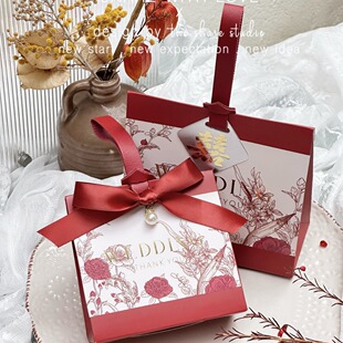 SHARE Xingye School Original | Chunhe Jingming Large Capacity Portable Candy Box Exquisite Flower Wedding Ceremony