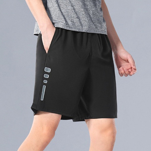 Summer casual pants men breathable quick-dry five-pocket pants thin loose shorts men beach pants running men sports pants