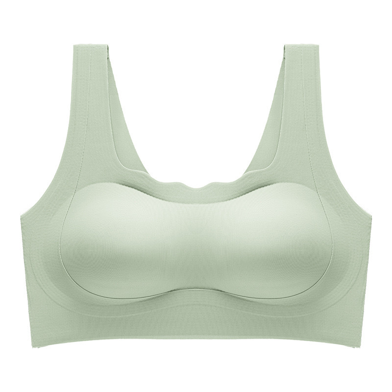 Levante ropa interior sin marcas de mujer copa fija sujetador pequeño pecho anti-caída sin anillo de acero colapso senos para dormir chaleco de belleza