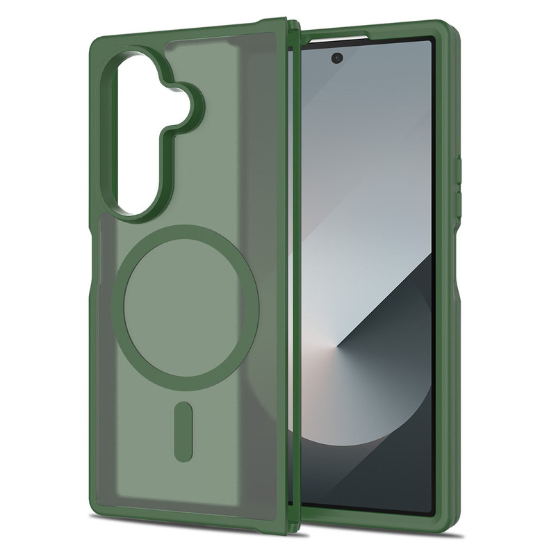 サムスンZ Fold7肌感フロスト携帯電話ケース2 in 1 Fold6強磁気吸引magsafe保護カバーを適用|undefined