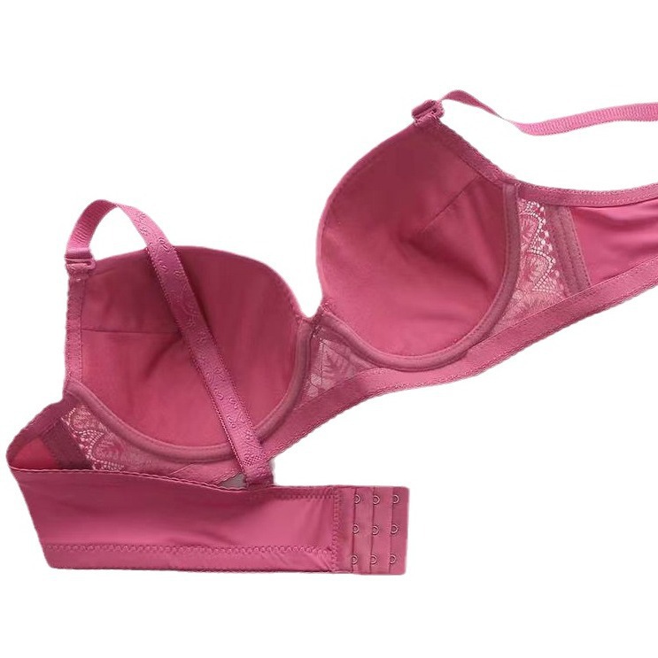 2024 nueva ropa interior damas sexy con anillo de acero se reúnen cómodos fabricantes de sostén transpirable tradicional al por mayor sostén